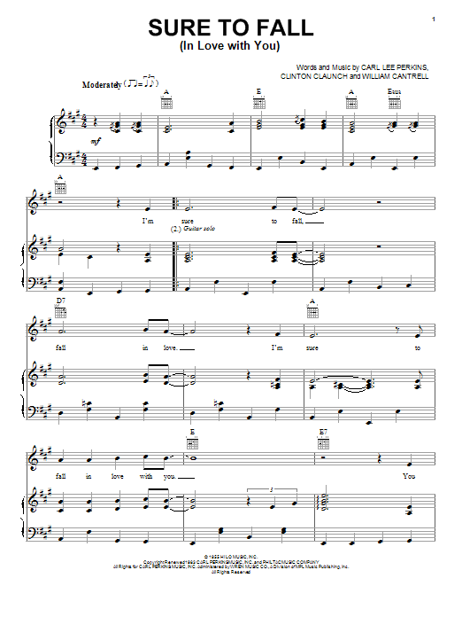 Learn to play The Beatles Sure To Fall (In Love With You) sheet music for Piano, Vocal & Guitar Chords (Right-Hand Melody) in minutes. Price: 7.8900$ The Beatles Sure To Fall (In Love With You) sheet music notes and chords arranged for Piano, Vocal & Guitar Chords (Right-Hand Melody)