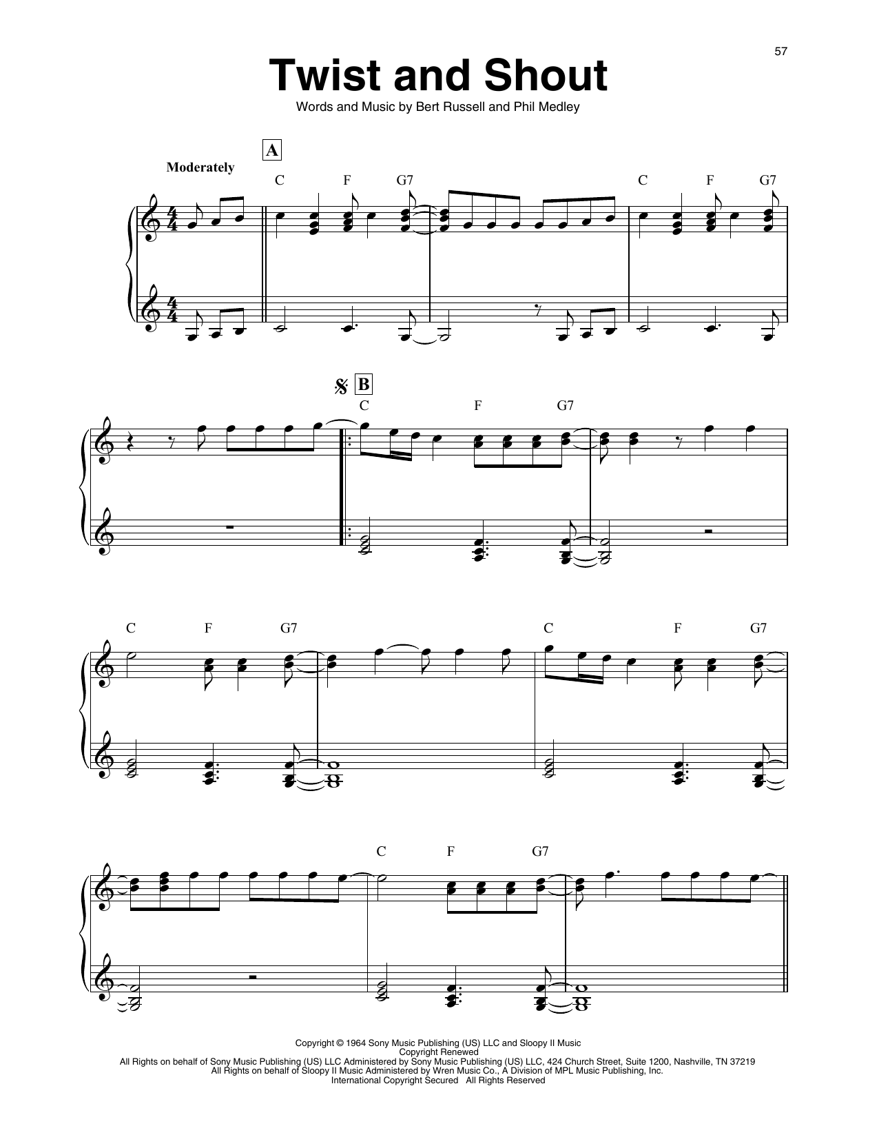 The Beatles Twist And Shout (arr. Maeve Gilchrist) sheet music notes and chords. Download Printable PDF.