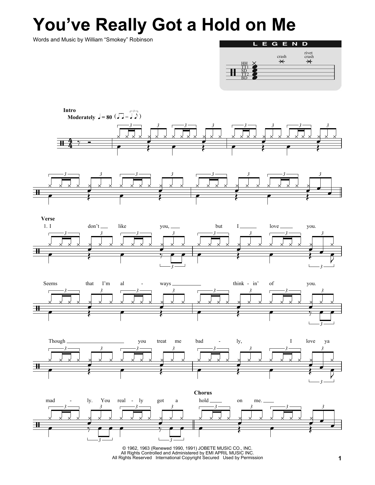 The Beatles You've Really Got A Hold On Me sheet music notes and chords. Download Printable PDF.