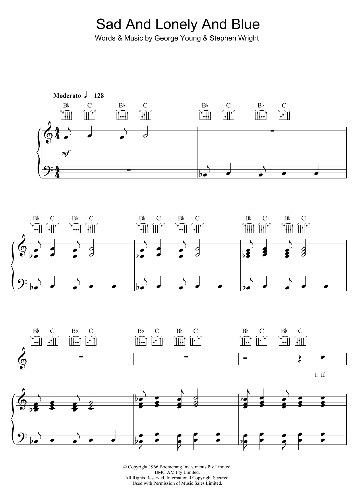 Learn to play The Easybeats Sad And Lonely And Blue sheet music for Piano, Vocal & Guitar Chords in minutes. Price: 7.8900$ The Easybeats Sad And Lonely And Blue sheet music notes and chords arranged for Piano, Vocal & Guitar Chords