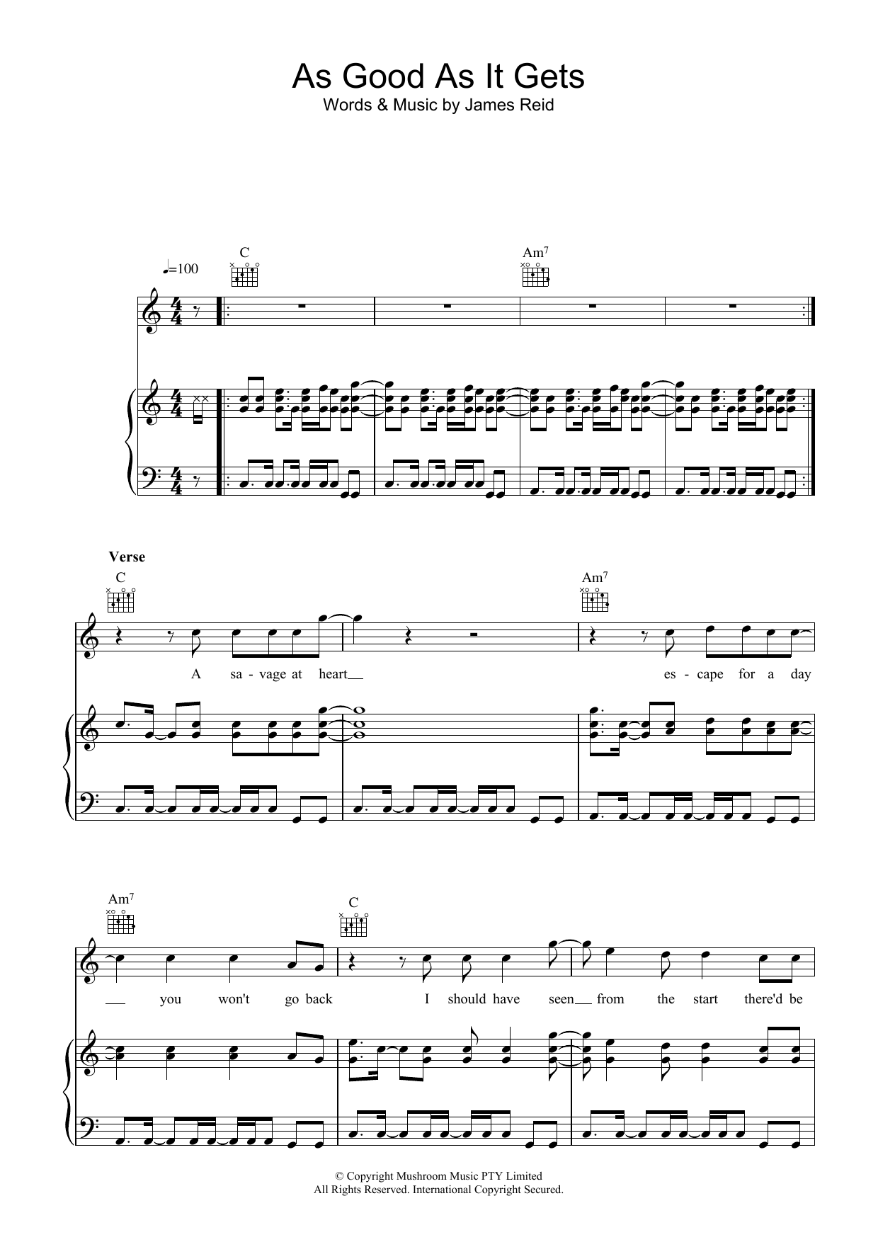 Learn to play The Feelers As Good As It Gets sheet music for Piano, Vocal & Guitar Chords in minutes. Price: 7.8900$ The Feelers As Good As It Gets sheet music notes and chords arranged for Piano, Vocal & Guitar Chords