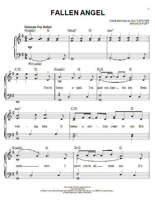 Learn to play The Four Seasons Fallen Angel sheet music for Easy Piano in minutes. Price: 6.9900$ The Four Seasons Fallen Angel sheet music notes and chords arranged for Easy Piano