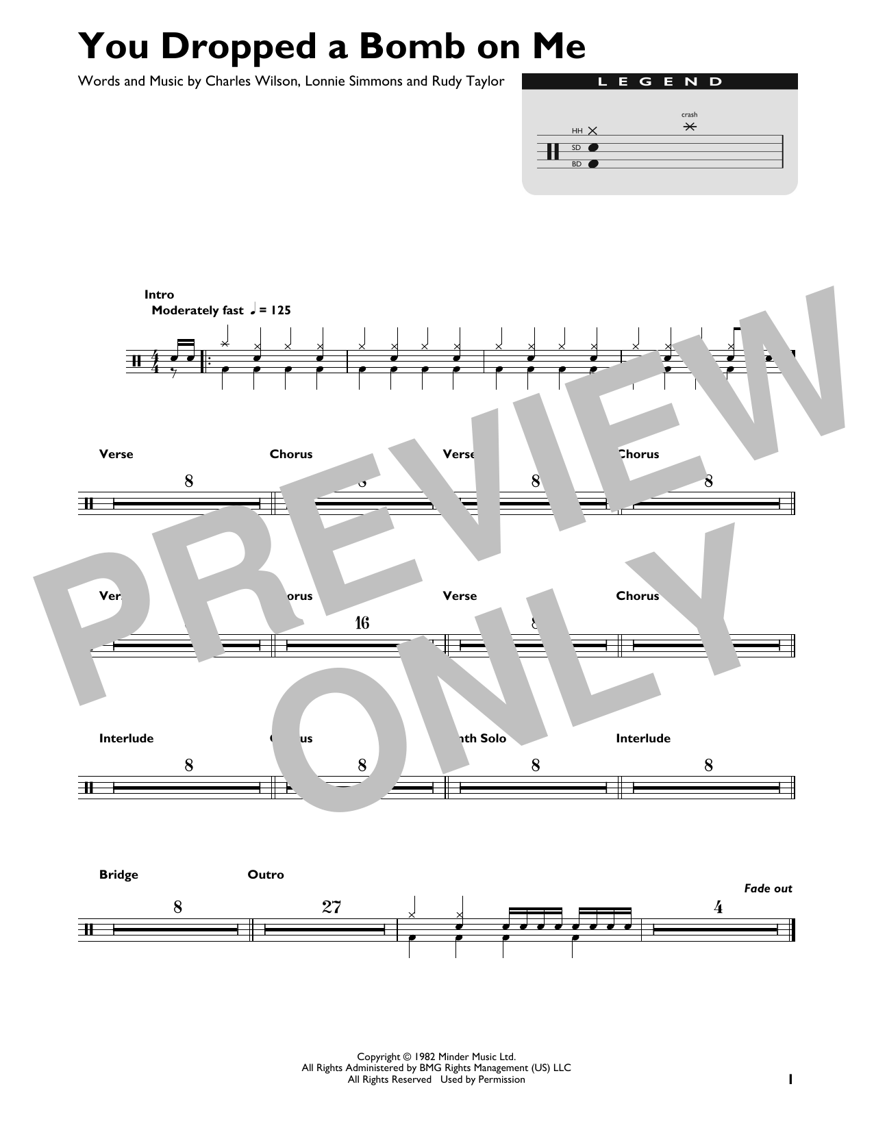 The Gap Band You Dropped A Bomb On Me sheet music notes and chords. Download Printable PDF.