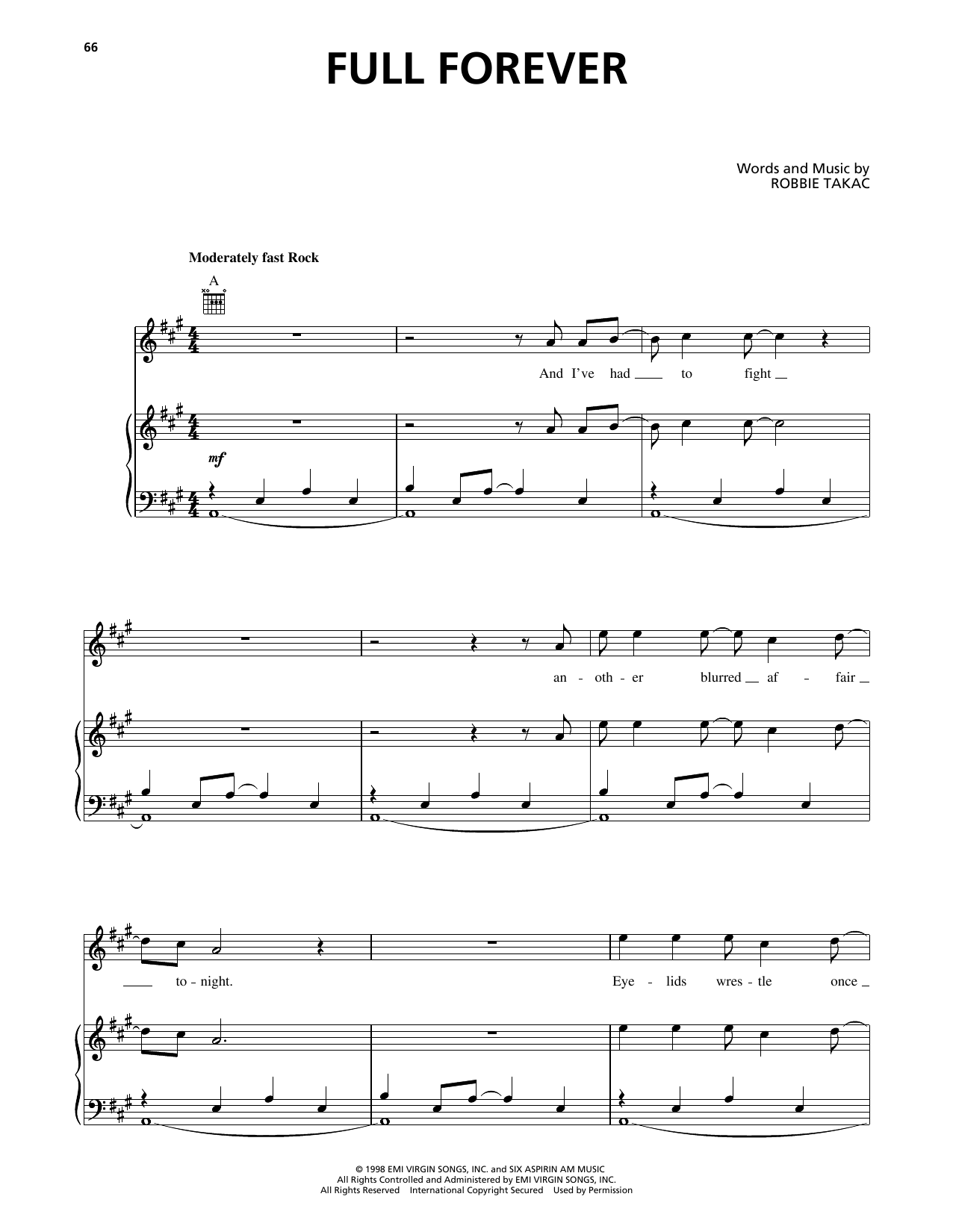 Learn to play The Goo Goo Dolls Full Forever sheet music for Guitar Tab in minutes. Price: 7.8900$ The Goo Goo Dolls Full Forever sheet music notes and chords arranged for Guitar Tab