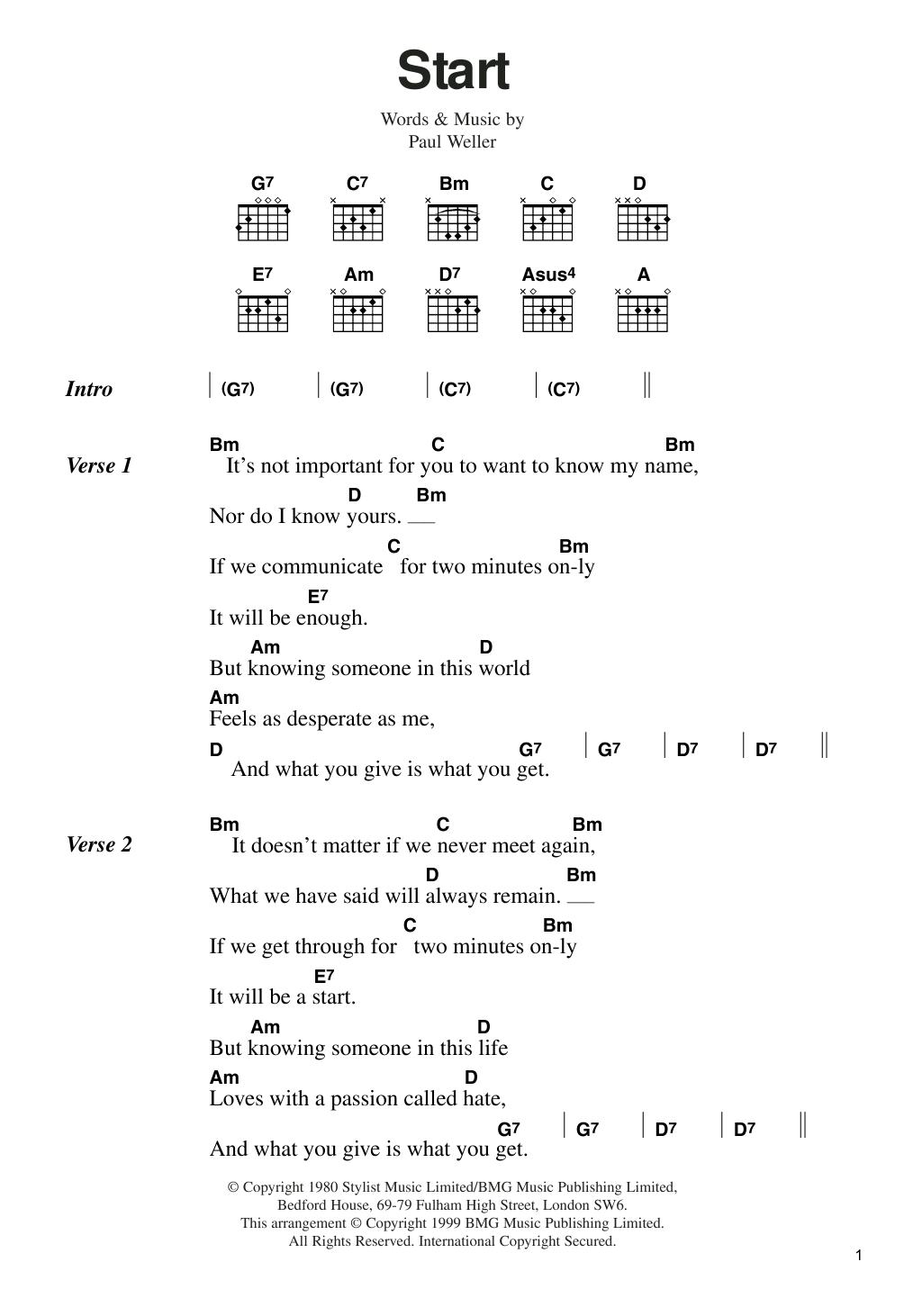 The Jam Start! sheet music notes and chords. Download Printable PDF.