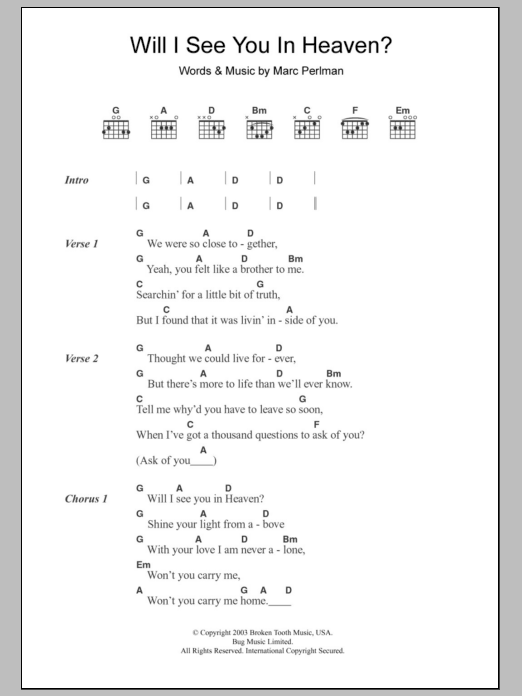 The Jayhawks Will I See You In Heaven sheet music notes and chords. Download Printable PDF.