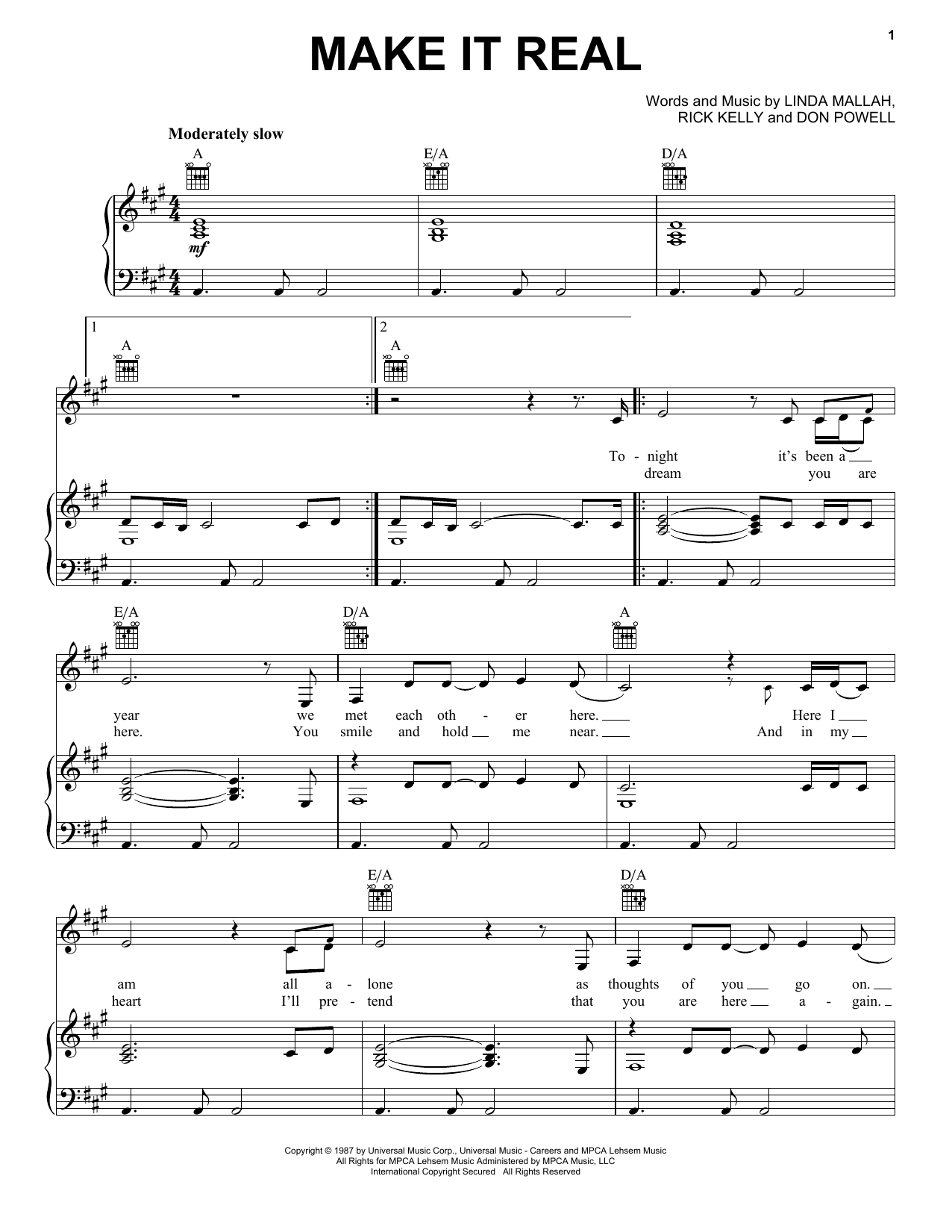 The Jets Make It Real sheet music notes and chords. Download Printable PDF.