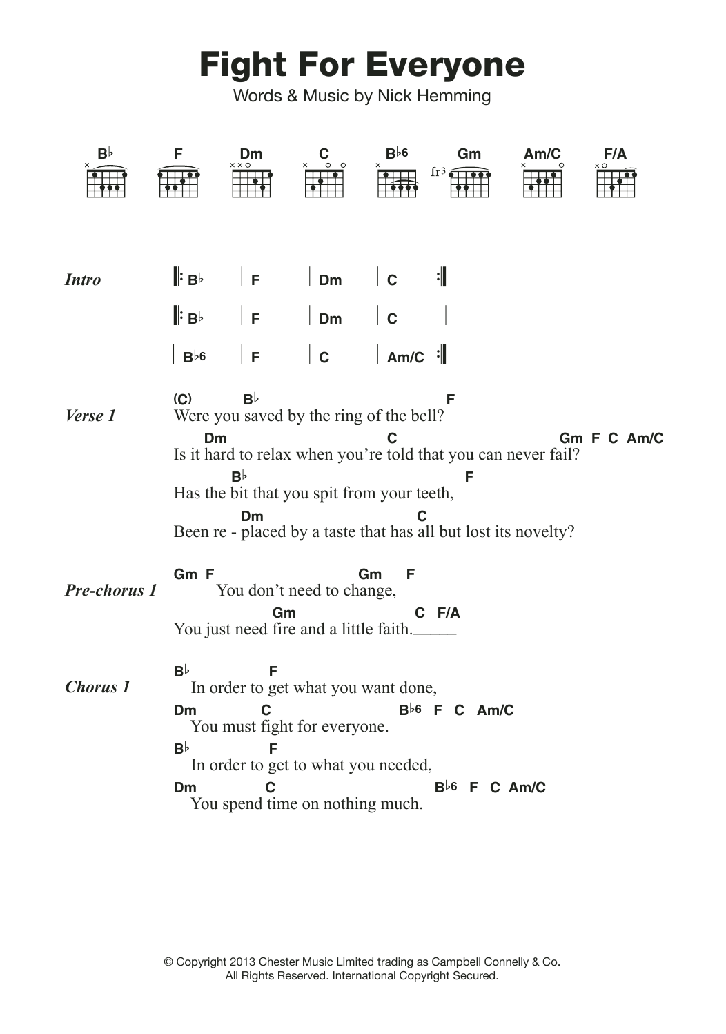 Learn to play The Leisure Society Fight For Everyone sheet music for Guitar Chords/Lyrics in minutes. Price: 4.4900$ The Leisure Society Fight For Everyone sheet music notes and chords arranged for Guitar Chords/Lyrics