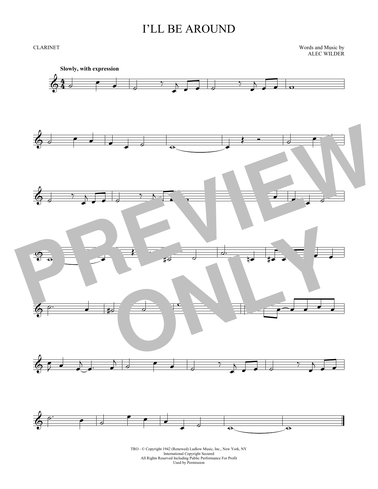 The Mills Brothers I'll Be Around sheet music notes and chords. Download Printable PDF.