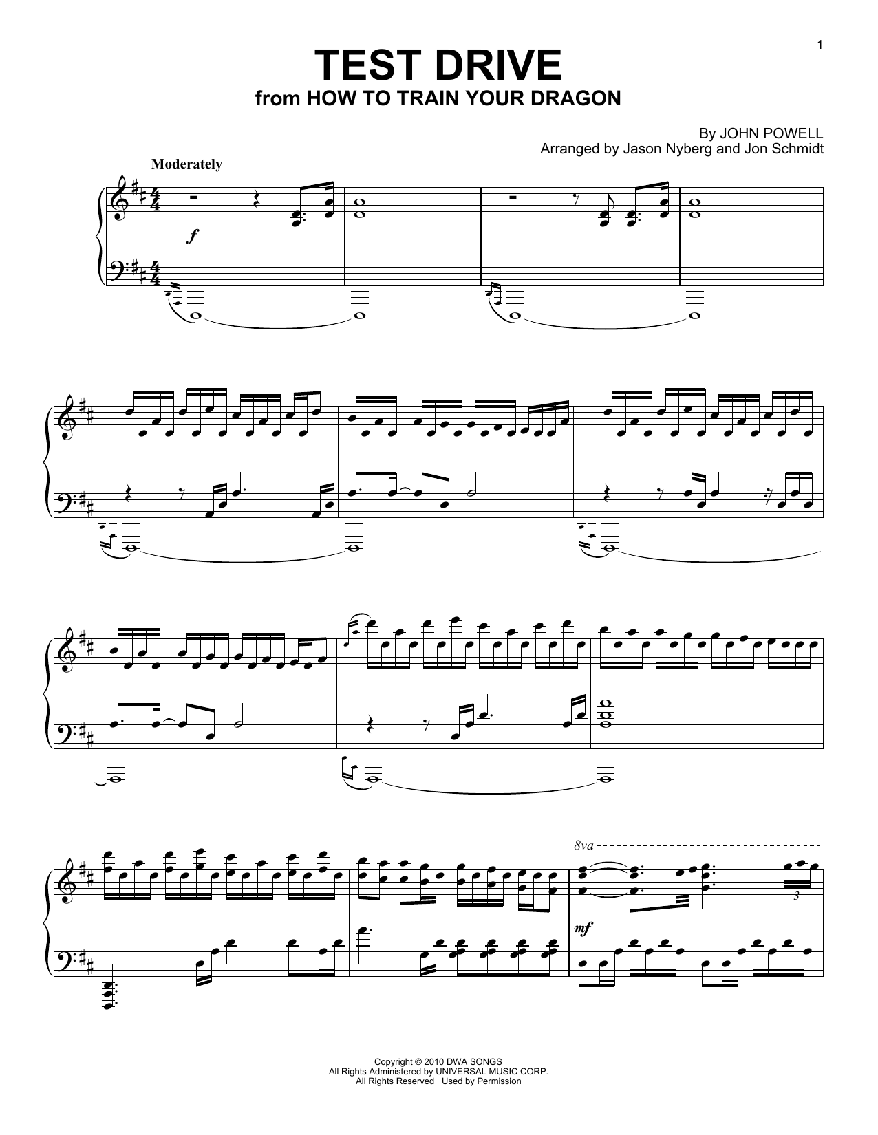 Learn to play The Piano Guys Test Drive (from How To Train Your Dragon) sheet music for Piano Solo in minutes. Price: 7.8900$ The Piano Guys Test Drive (from How To Train Your Dragon) sheet music notes and chords arranged for Piano Solo