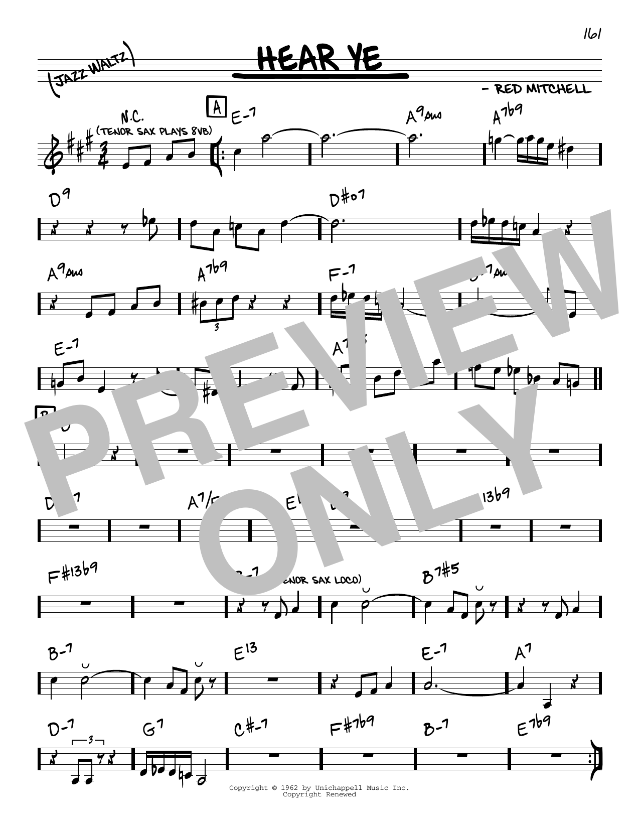 Learn to play The Red Mitchell-Harold Land Quintet Hear Ye sheet music for Real Book – Melody & Chords in minutes. Price: 5.9900$ The Red Mitchell-Harold Land Quintet Hear Ye sheet music notes and chords arranged for Real Book – Melody & Chords
