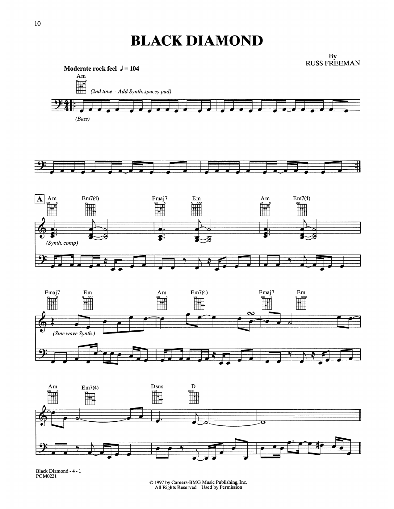 The Rippingtons Black Diamond sheet music notes and chords. Download Printable PDF.