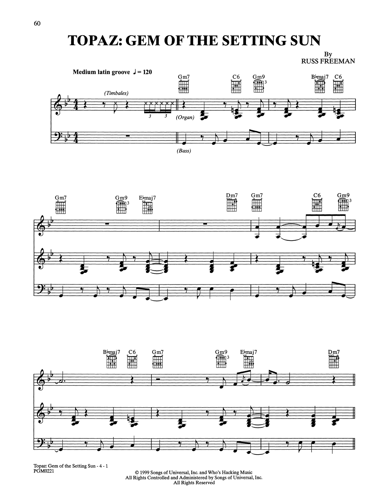 The Rippingtons Topaz: Gem Of The Setting Sun sheet music notes and chords. Download Printable PDF.