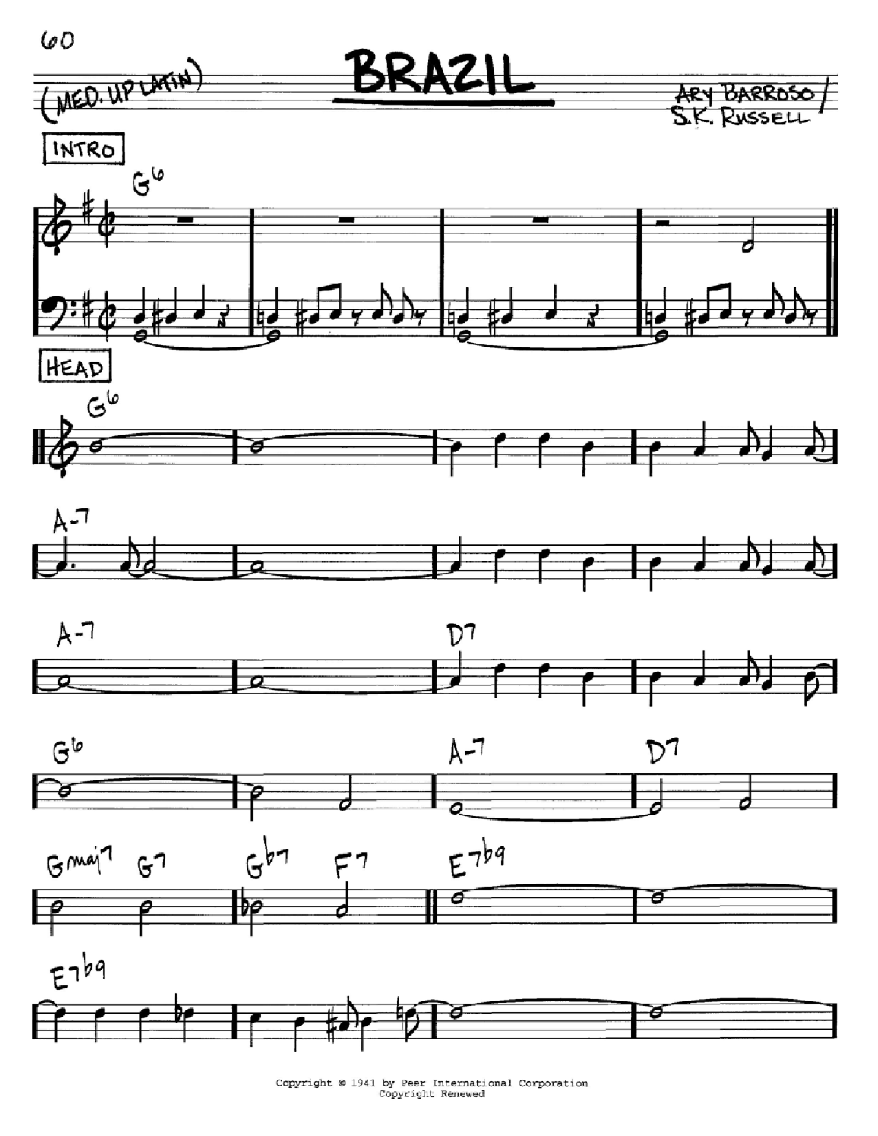 The Ritchie Family Brazil sheet music notes and chords. Download Printable PDF.