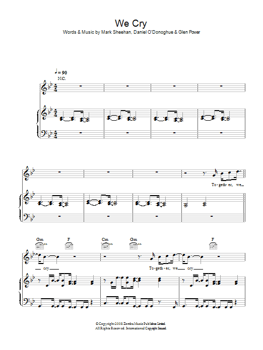 Learn to play The Script We Cry sheet music for Piano, Vocal & Guitar Chords in minutes. Price: 7.8900$ The Script We Cry sheet music notes and chords arranged for Piano, Vocal & Guitar Chords