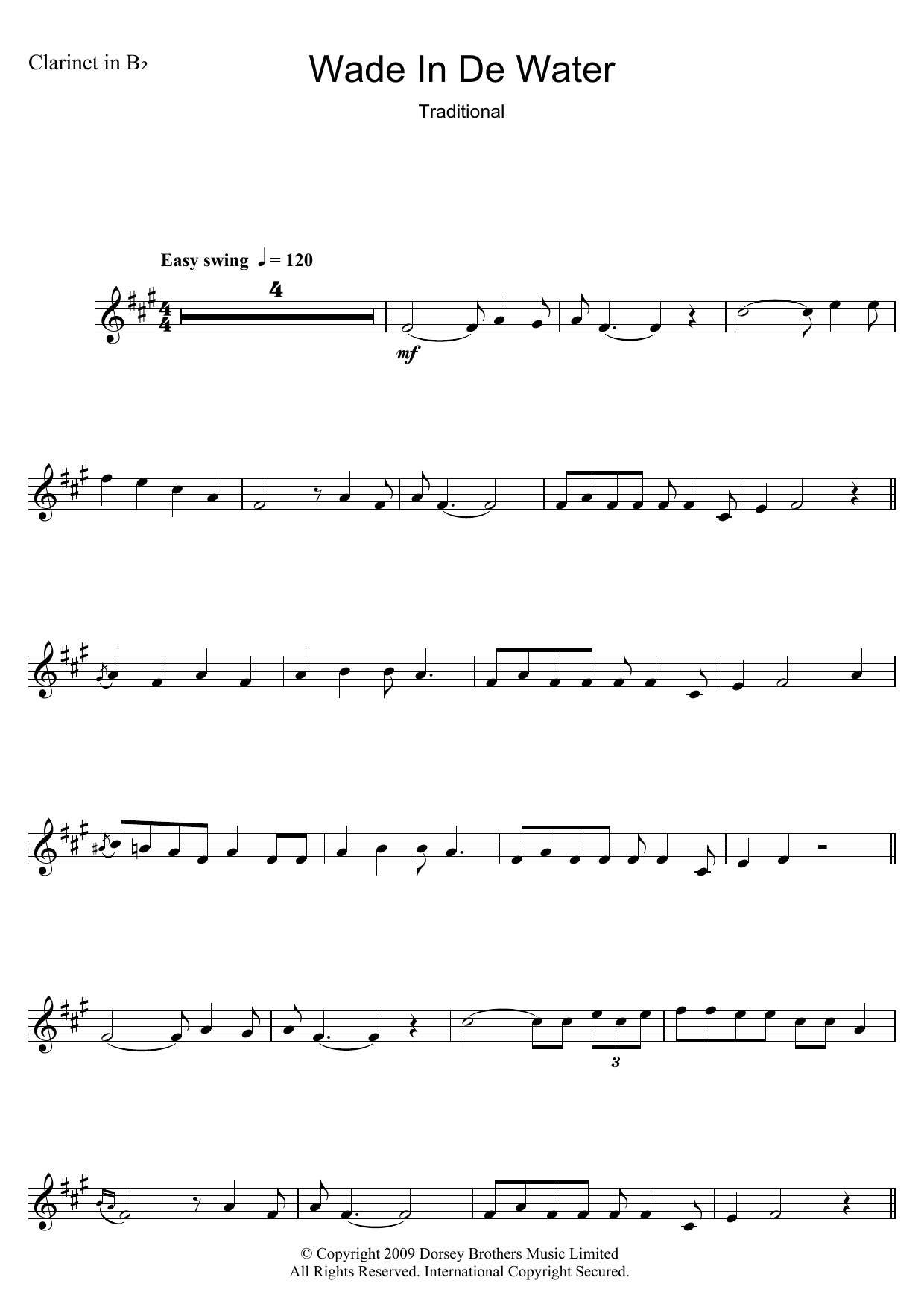 The Staple Singers Wade In The Water sheet music notes and chords. Download Printable PDF.