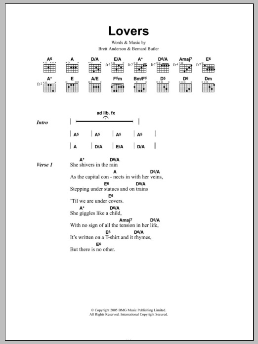 Learn to play The Tears Lovers sheet music for Guitar Chords/Lyrics in minutes. Price: 4.4900$ The Tears Lovers sheet music notes and chords arranged for Guitar Chords/Lyrics