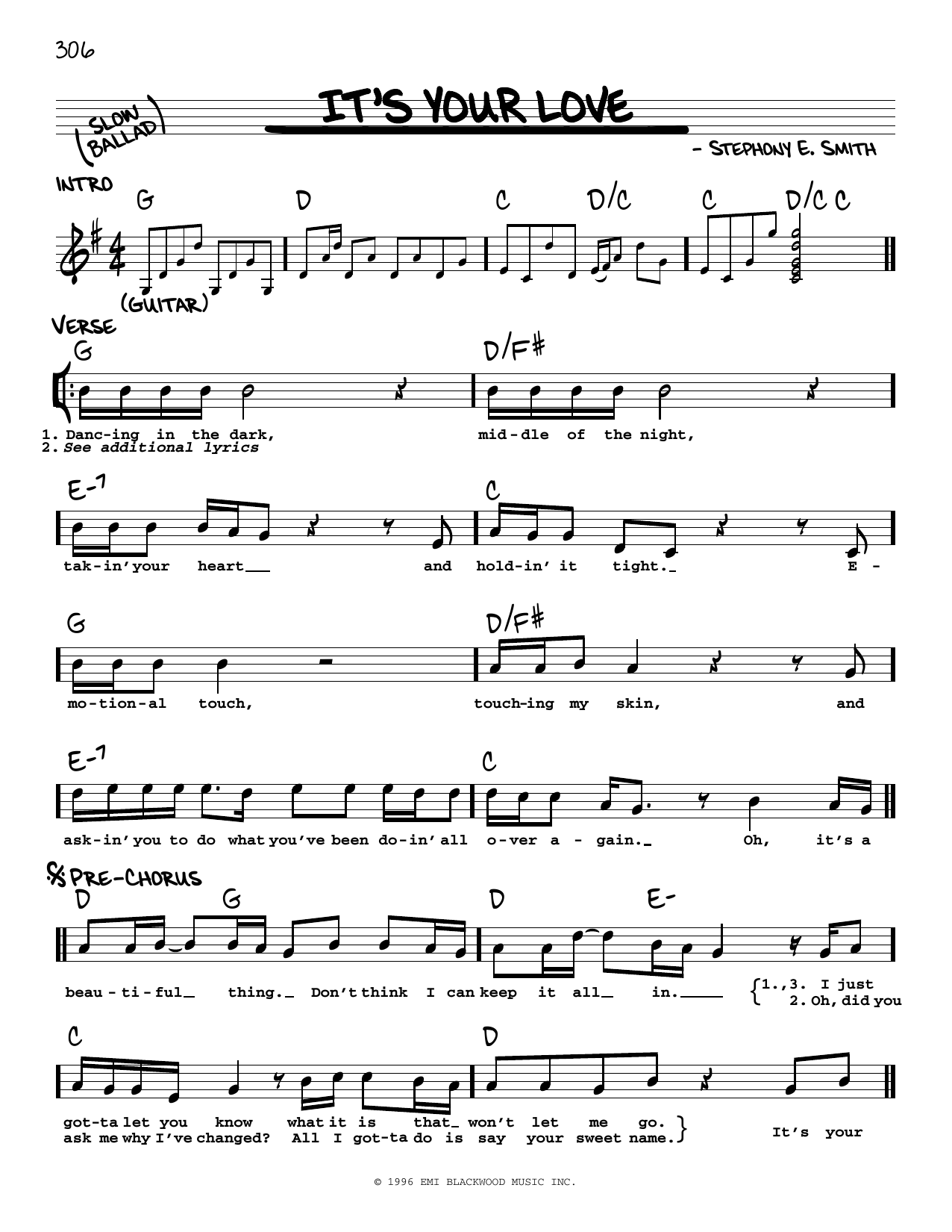 Tim McGraw with Faith Hill It's Your Love sheet music notes and chords. Download Printable PDF.