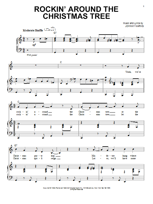 Toby Keith Rockin' Around The Christmas Tree sheet music notes and chords. Download Printable PDF.