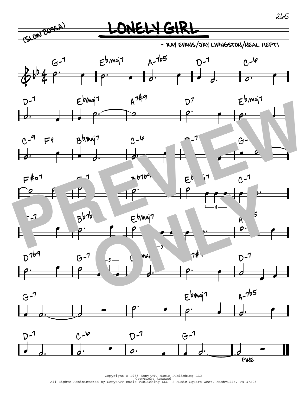 Learn to play Tony Bennett Lonely Girl sheet music for Real Book – Melody & Chords in minutes. Price: 5.9900$ Tony Bennett Lonely Girl sheet music notes and chords arranged for Real Book – Melody & Chords