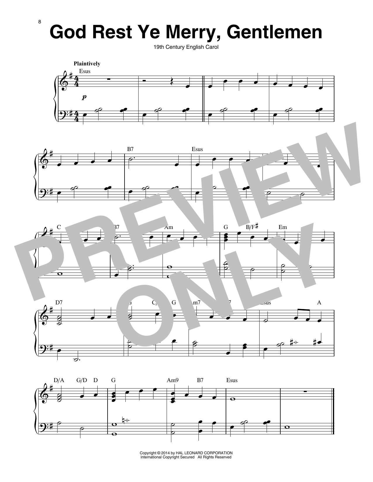 Traditional English Carol God Rest Ye Merry, Gentlemen (arr. Maeve Gilchrist) sheet music notes and chords. Download Printable PDF.