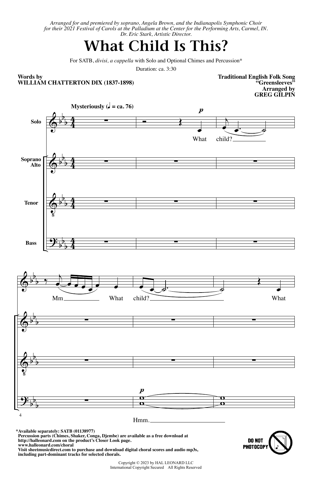 Traditional English Folk Song What Child Is This? (arr. Greg Gilpin) sheet music notes and chords. Download Printable PDF.