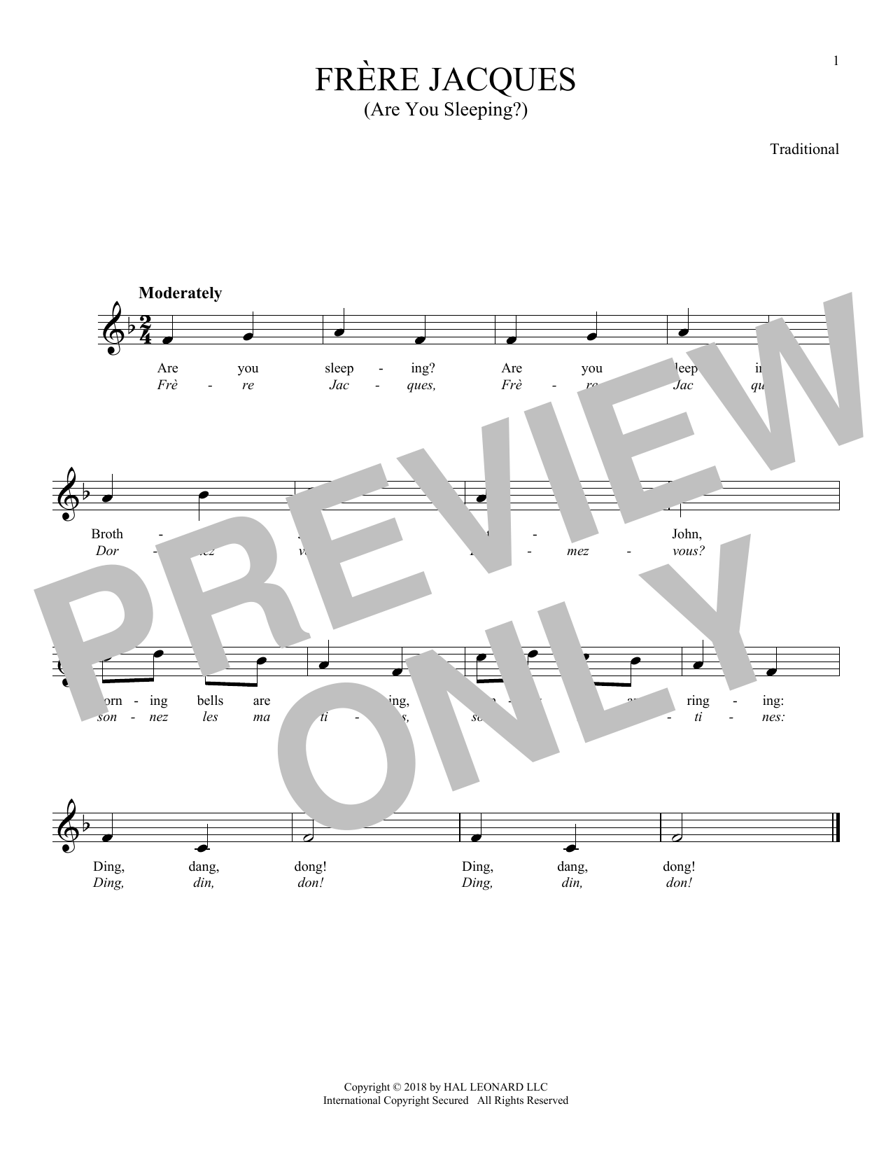 Learn to play Traditional Frere Jacques (Are You Sleeping?) sheet music for Ocarina in minutes. Price: 6.9900$ Traditional Frere Jacques (Are You Sleeping?) sheet music notes and chords arranged for Ocarina