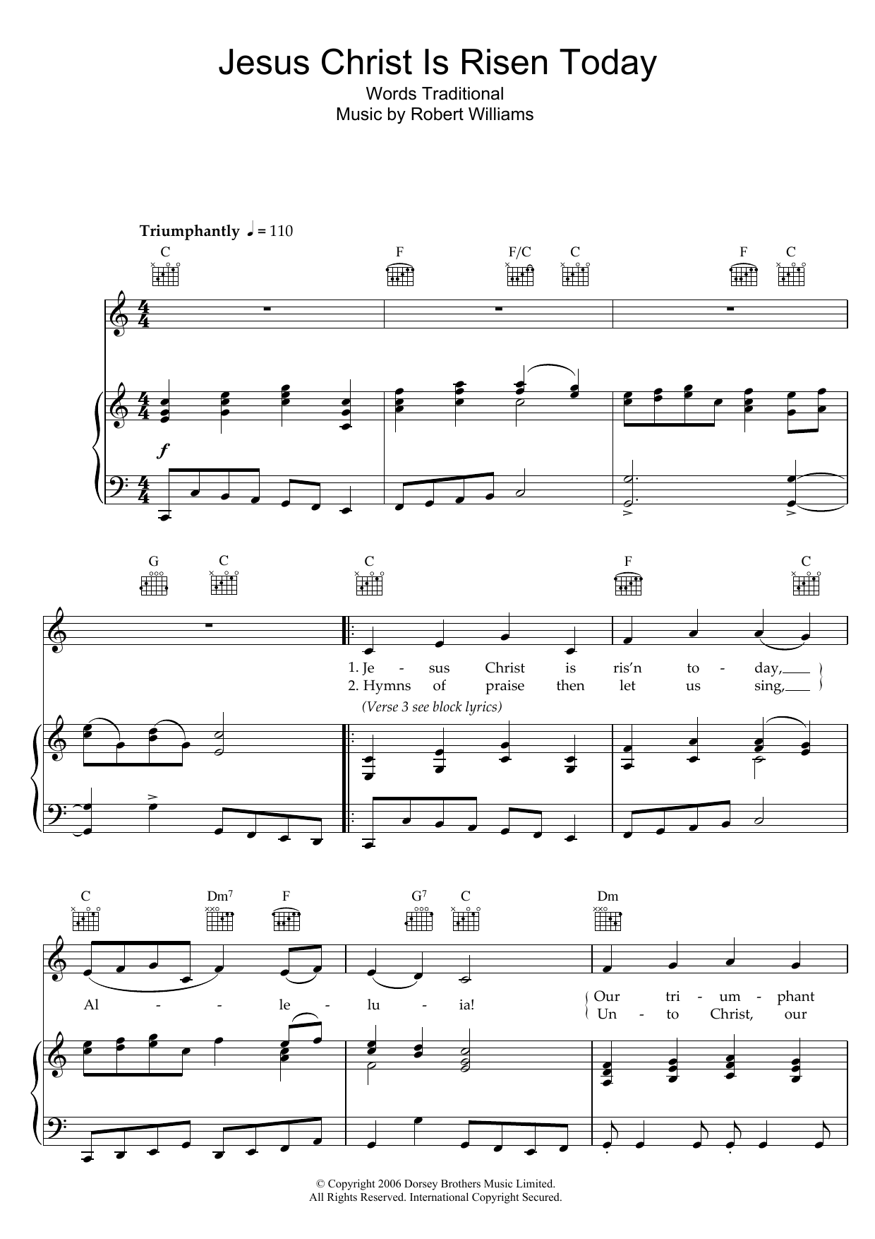 Learn to play Traditional Jesus Christ Is Risen Today sheet music for Piano, Vocal & Guitar Chords in minutes. Price: 7.8900$ Traditional Jesus Christ Is Risen Today sheet music notes and chords arranged for Piano, Vocal & Guitar Chords