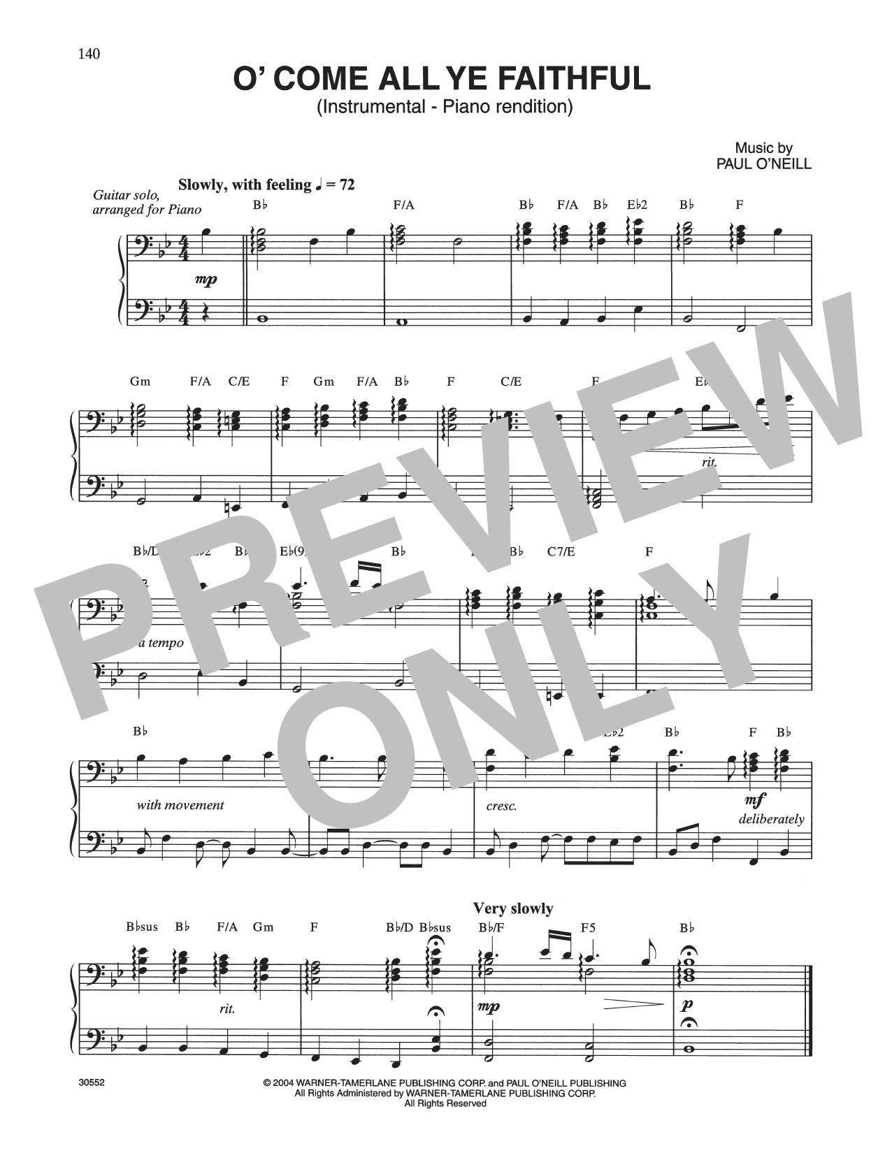 Learn to play Trans-Siberian Orchestra O' Come All Ye Faithful sheet music for Piano Solo in minutes. Price: 7.8900$ Trans-Siberian Orchestra O' Come All Ye Faithful sheet music notes and chords arranged for Piano Solo