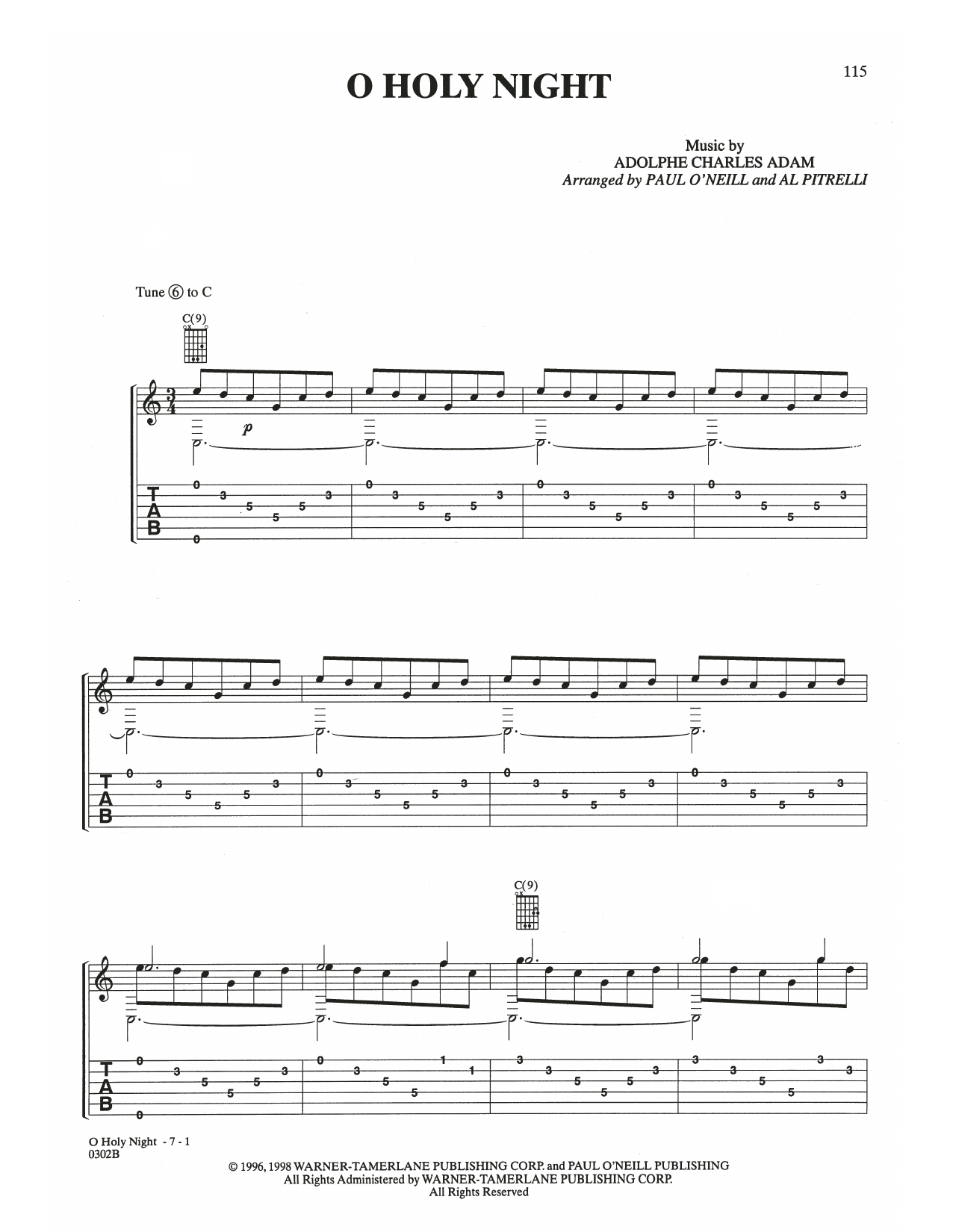 Trans-Siberian Orchestra O Holy Night sheet music notes and chords. Download Printable PDF.