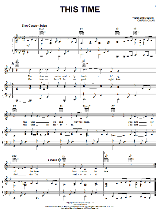 Troy Shondell This Time sheet music notes and chords. Download Printable PDF.