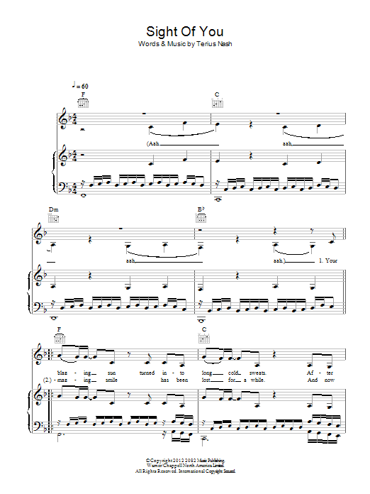 Learn to play Tulisa Sight Of You sheet music for Piano, Vocal & Guitar Chords in minutes. Price: 7.8900$ Tulisa Sight Of You sheet music notes and chords arranged for Piano, Vocal & Guitar Chords