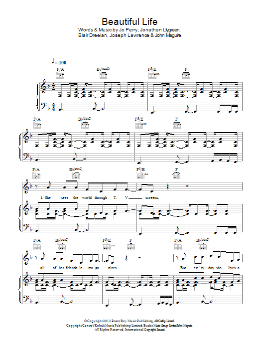 Learn to play Union J Beautiful Life sheet music for Piano, Vocal & Guitar Chords in minutes. Price: 7.8900$ Union J Beautiful Life sheet music notes and chords arranged for Piano, Vocal & Guitar Chords