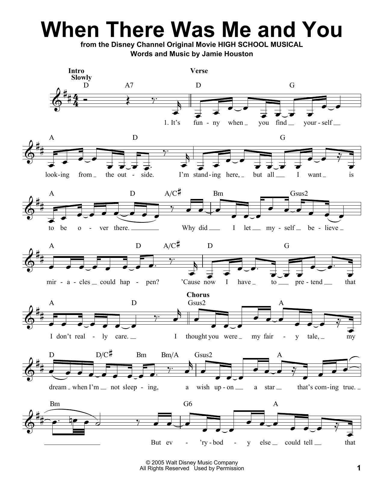 Vanessa Anne Hudgens When There Was Me And You sheet music notes and chords. Download Printable PDF.