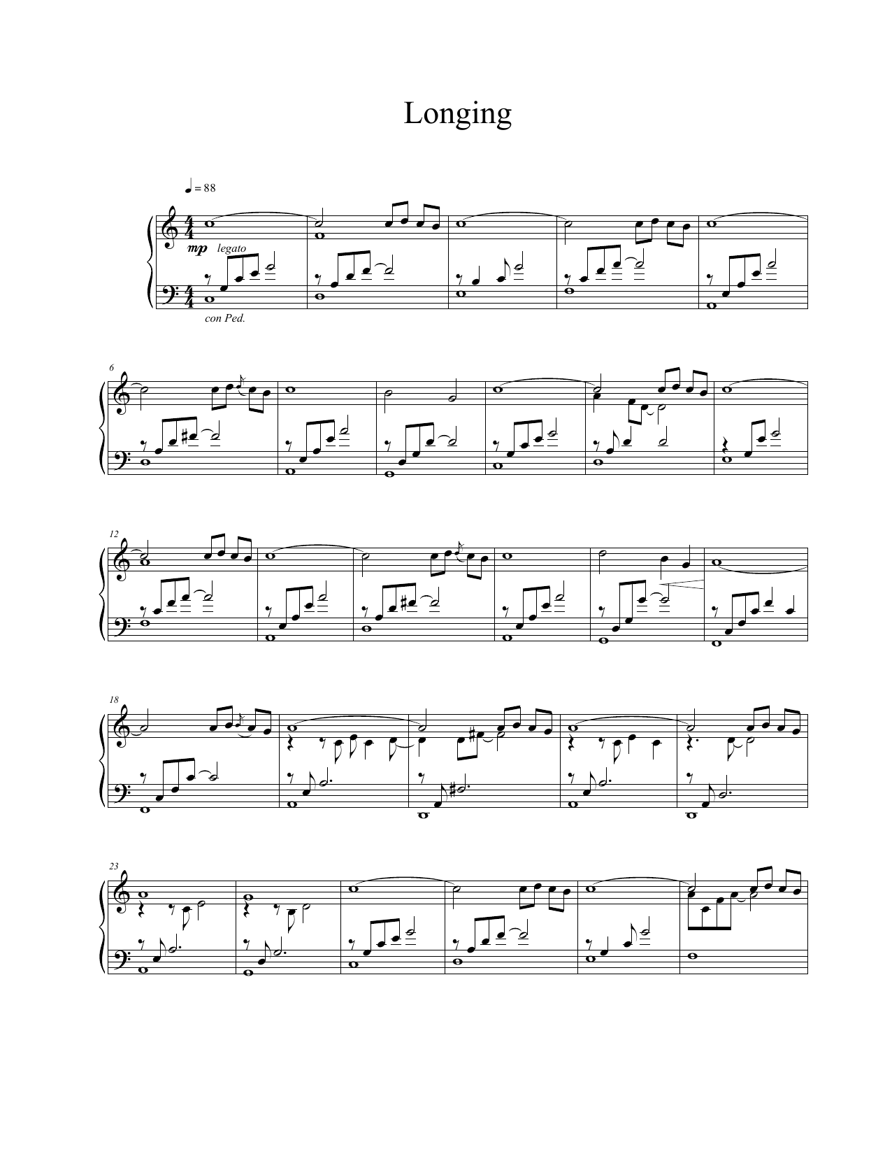 Learn to play Vangelis Longing sheet music for Piano Solo in minutes. Price: 7.8900$ Vangelis Longing sheet music notes and chords arranged for Piano Solo