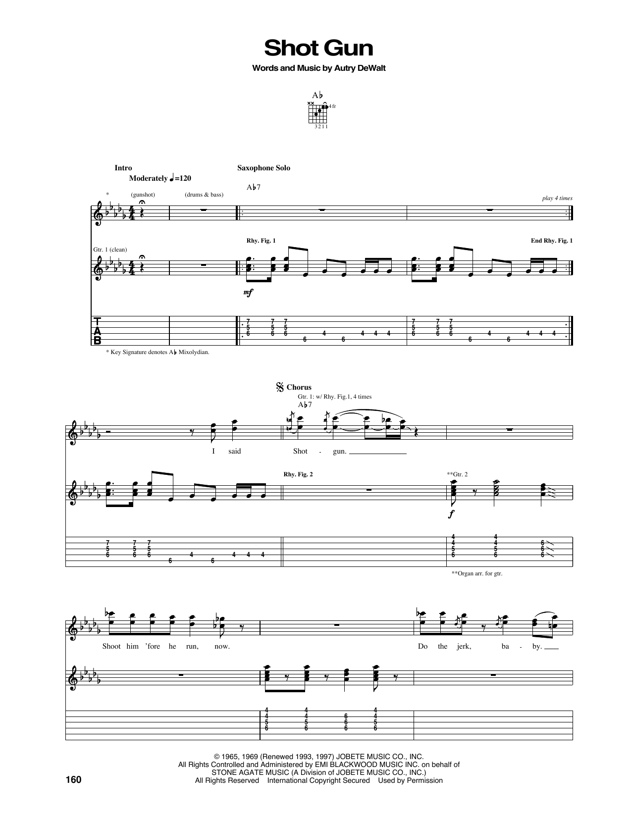 Learn to play Vanilla Fudge Shotgun sheet music for Guitar Tab in minutes. Price: 7.8900$ Vanilla Fudge Shotgun sheet music notes and chords arranged for Guitar Tab