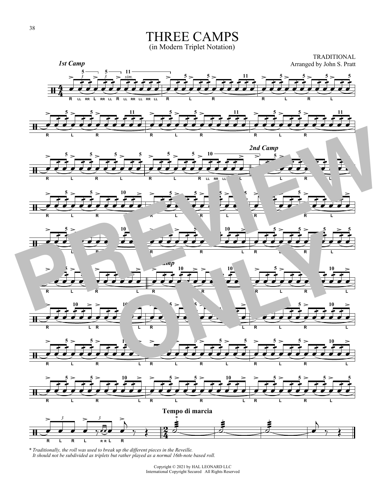 Various Three Camps sheet music notes and chords. Download Printable PDF.