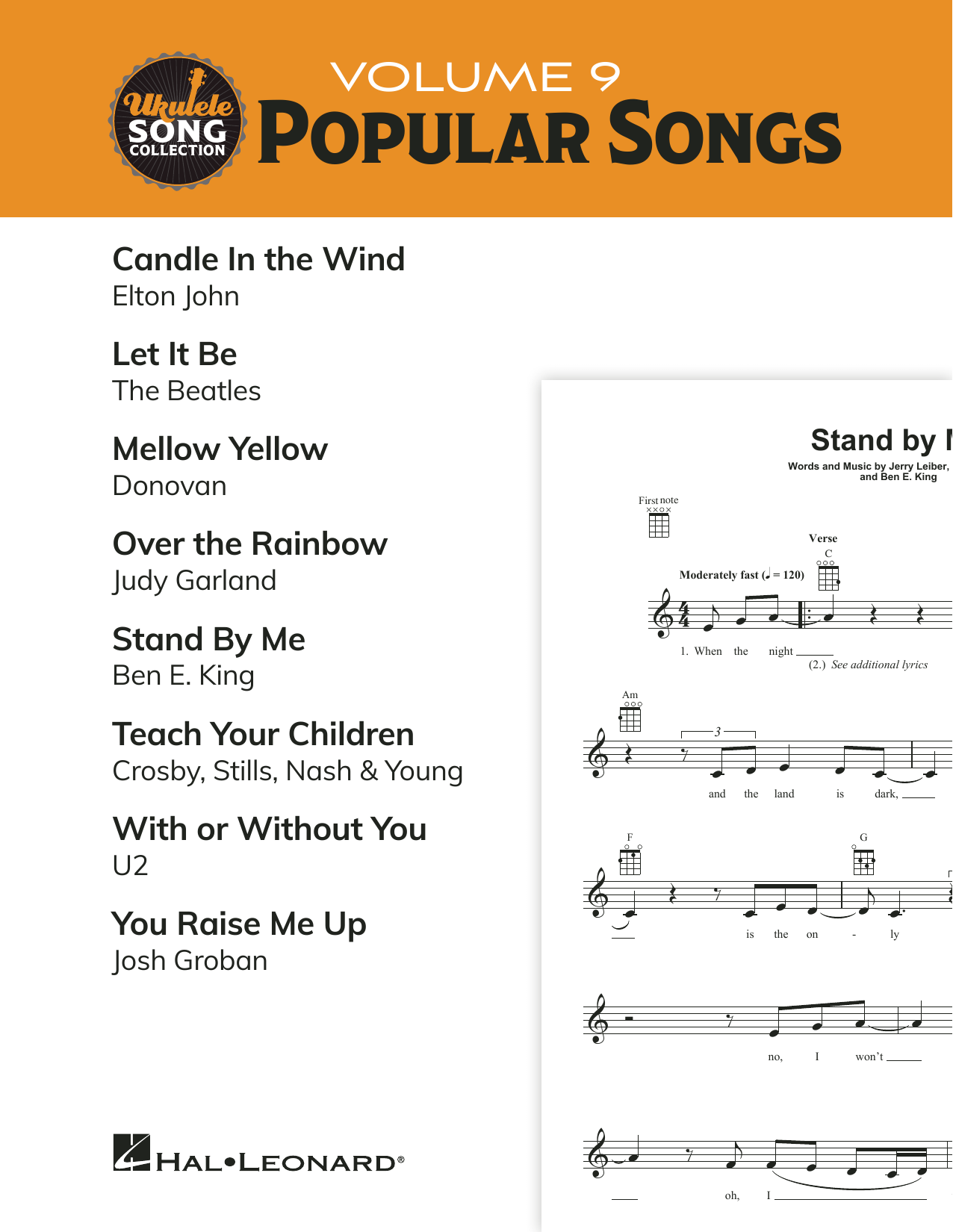 Various Ukulele Song Collection, Volume 9: Popular Songs sheet music notes and chords. Download Printable PDF.
