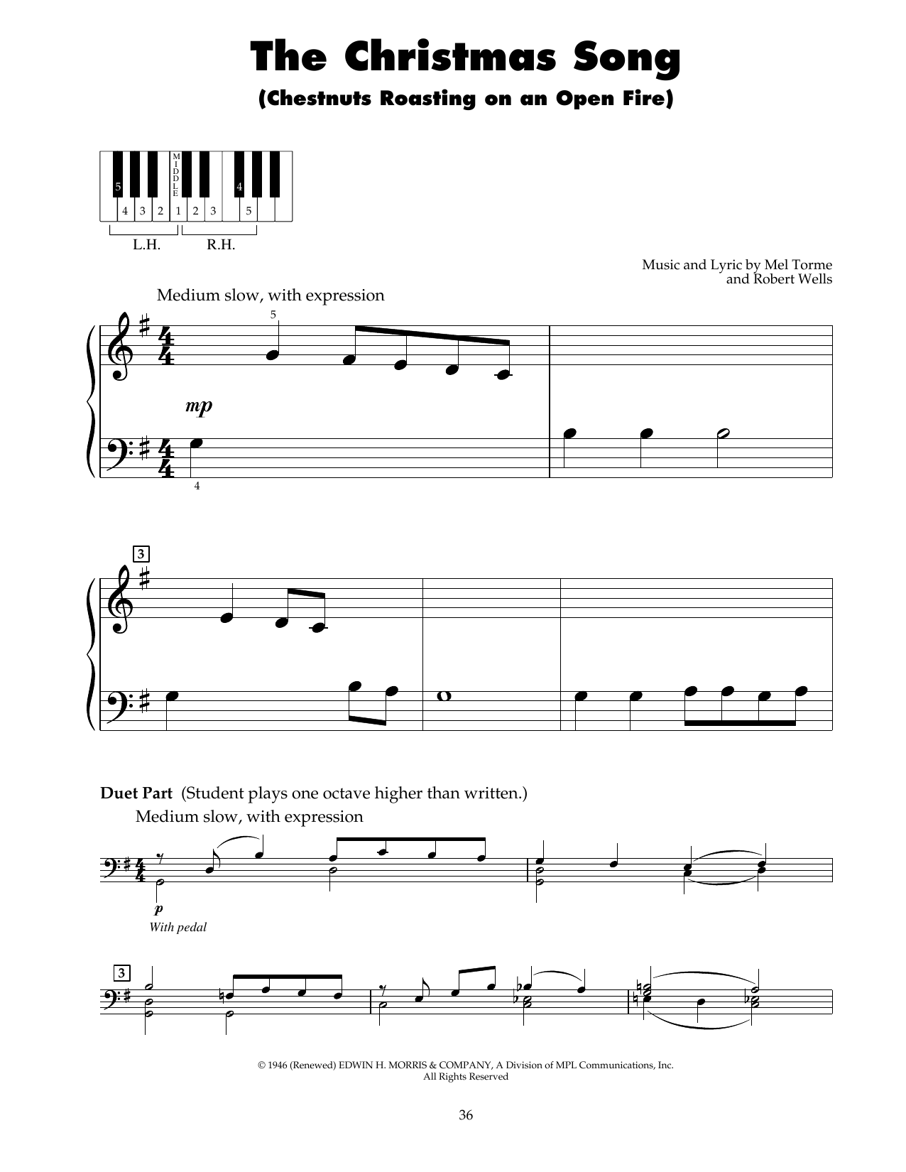 Vince Guaraldi The Christmas Song (Chestnuts Roasting On An Open Fire) sheet music notes and chords. Download Printable PDF.