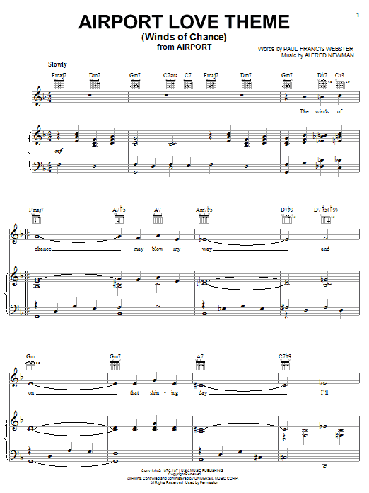Learn to play Vincent Bell Airport Love Theme (Winds Of Chance) sheet music for Piano Solo in minutes. Price: 7.8900$ Vincent Bell Airport Love Theme (Winds Of Chance) sheet music notes and chords arranged for Piano Solo