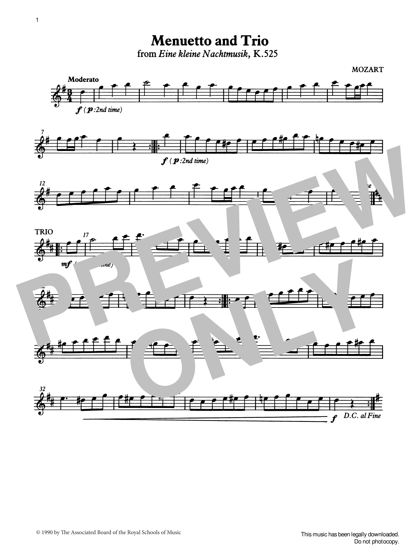Learn to play W. A. Mozart Menuetto and Trio (score & part) from Graded Music for Tuned Percussion, Book II sheet music for Percussion Solo in minutes. Price: 5.9900$ W. A. Mozart Menuetto and Trio (score & part) from Graded Music for Tuned Percussion, Book II sheet music notes and chords arranged for Percussion Solo