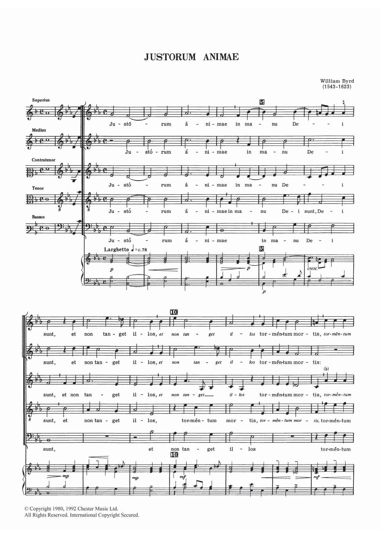 Learn to play William Byrd Justorum Animae sheet music for Piano, Vocal & Guitar Chords in minutes. Price: 7.8900$ William Byrd Justorum Animae sheet music notes and chords arranged for Piano, Vocal & Guitar Chords