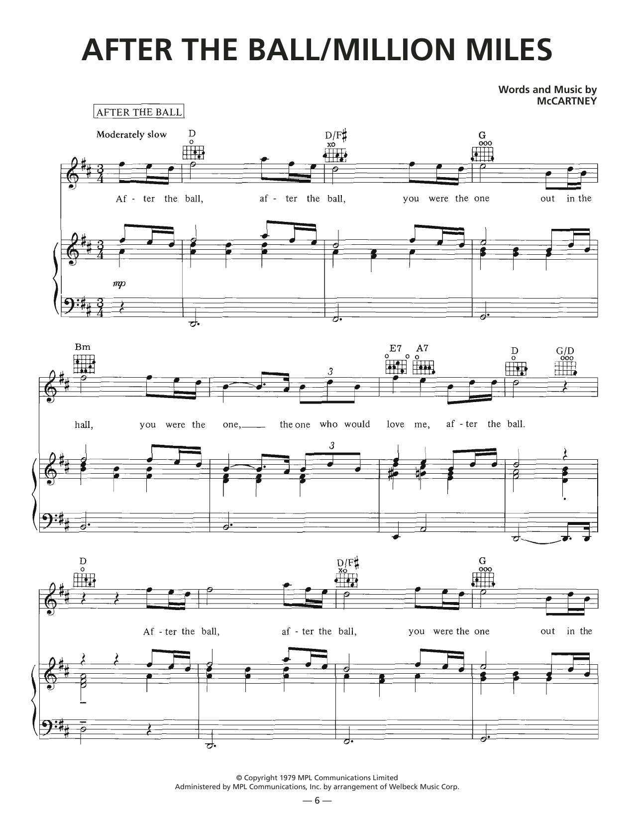 Learn to play Wings After The Ball/Million Miles sheet music for Piano, Vocal & Guitar Chords (Right-Hand Melody) in minutes. Price: 7.8900$ Wings After The Ball/Million Miles sheet music notes and chords arranged for Piano, Vocal & Guitar Chords (Right-Hand Melody)