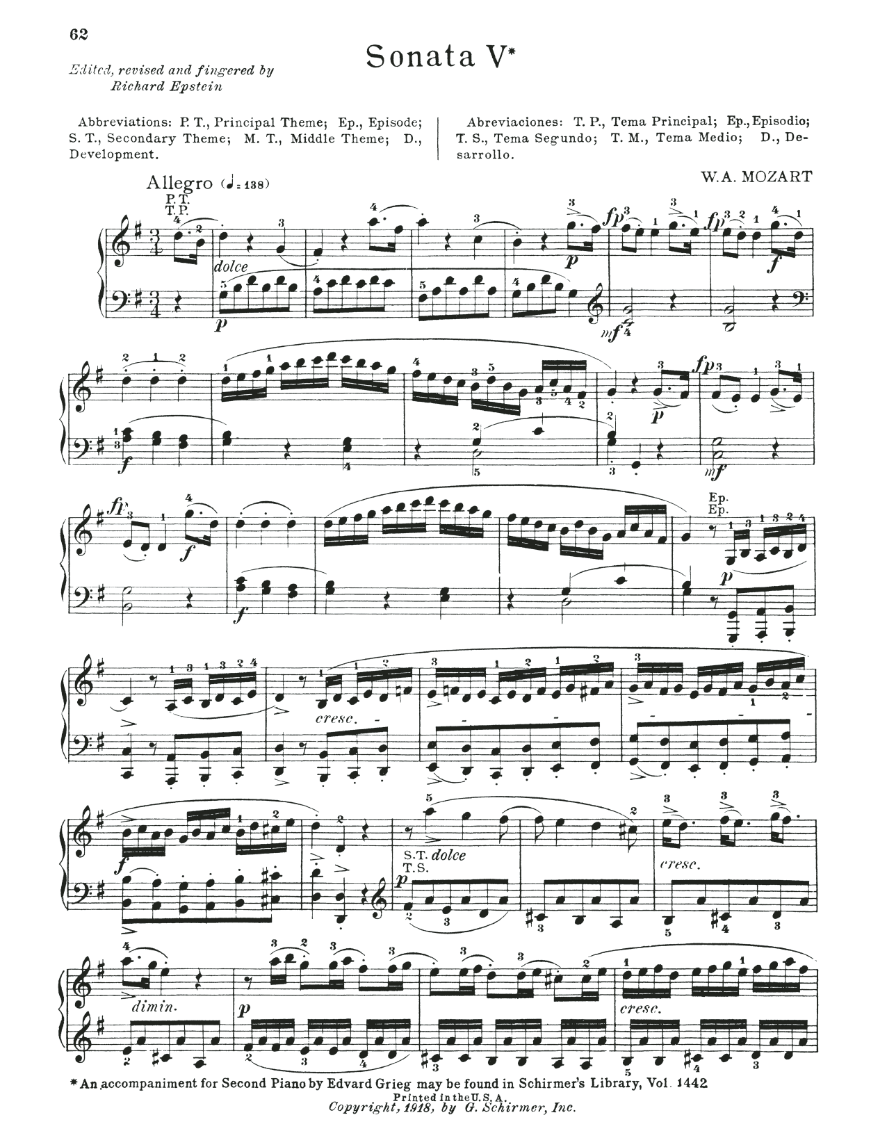 Wolfgang Amadeus Mozart Sonata In G Major, K. 283 sheet music notes and chords. Download Printable PDF.