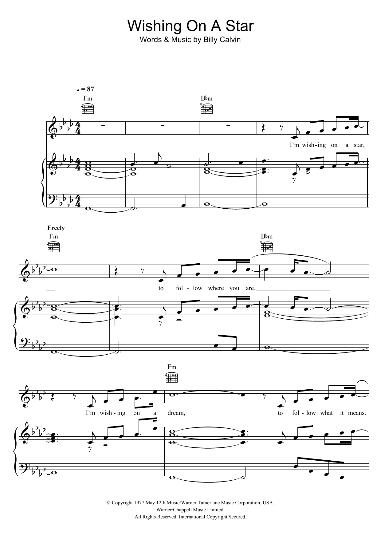 Learn to play X Factor Finalists 2011 Wishing On A Star sheet music for Piano, Vocal & Guitar Chords in minutes. Price: 7.8900$ X Factor Finalists 2011 Wishing On A Star sheet music notes and chords arranged for Piano, Vocal & Guitar Chords