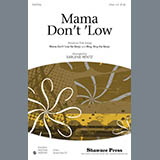 Download or print Earlene Rentz Mama Don't 'Low (with Ring, Ring The Banjo) Sheet Music Printable PDF 7-page score for Folk / arranged 2-Part Choir SKU: 159206