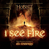 Download or print Ed Sheeran I See Fire (from The Hobbit) Sheet Music Printable PDF 3-page score for Film/TV / arranged Violin Solo SKU: 120253