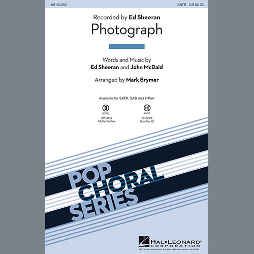 Photograph (arr. Mark Brymer) cover image