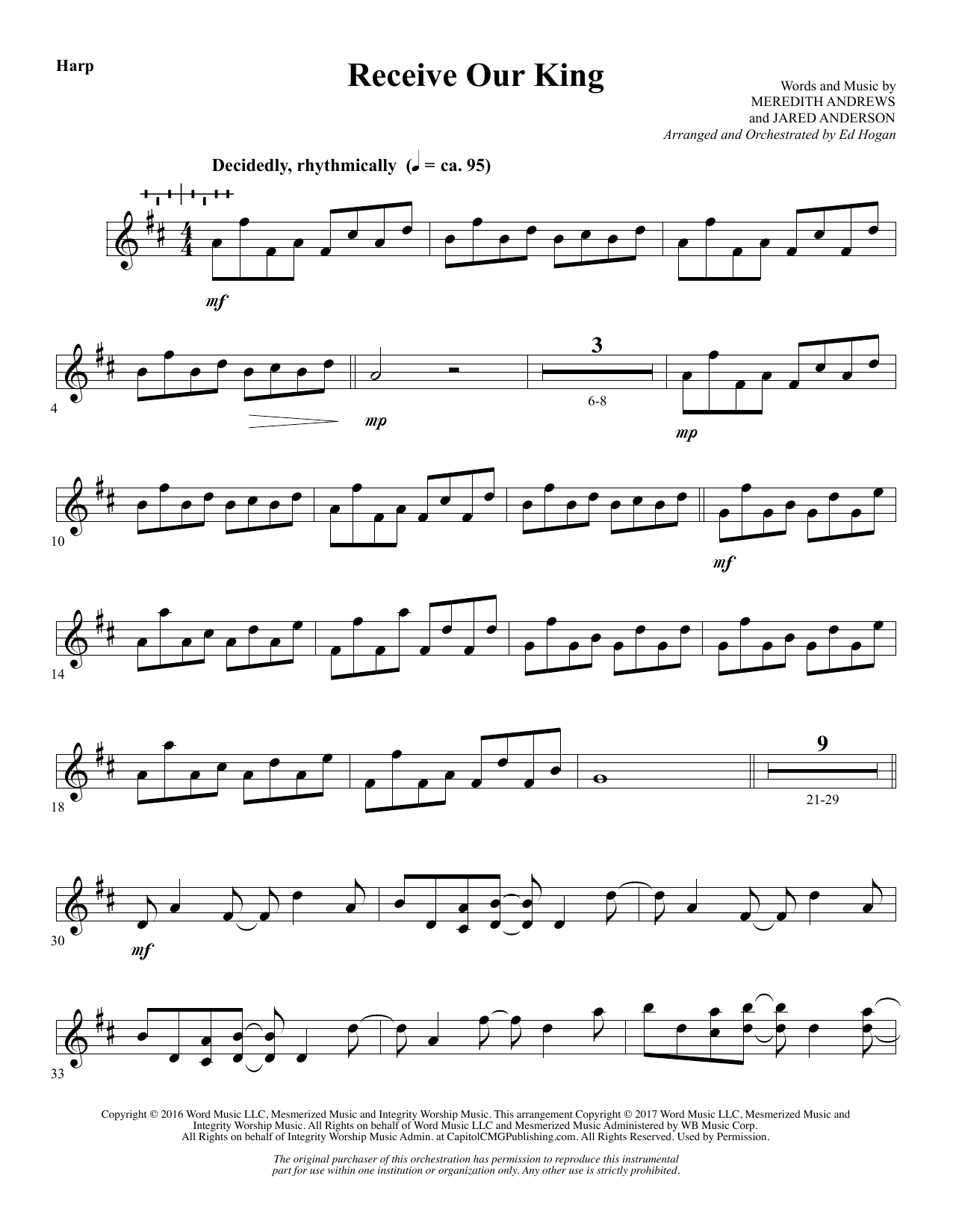 Learn to play Ed Hogan Receive Our King - Drums sheet music for Choir Instrumental Pak in minutes. Ed Hogan Receive Our King - Drums sheet music notes and chords. Download Printable PDF.