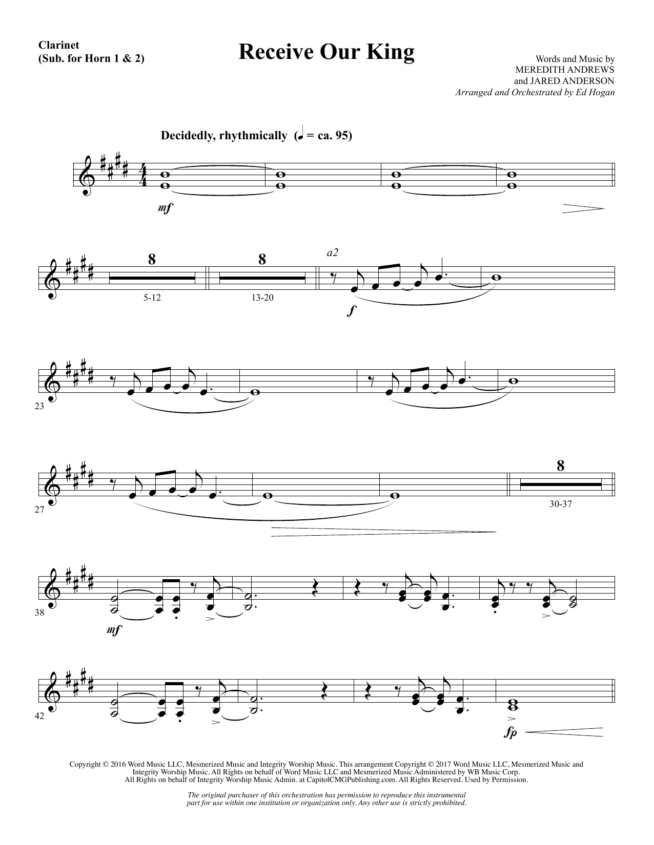 Learn to play Ed Hogan Receive Our King - Keyboard String Reduction sheet music for Choir Instrumental Pak in minutes. Ed Hogan Receive Our King - Keyboard String Reduction sheet music notes and chords. Download Printable PDF.